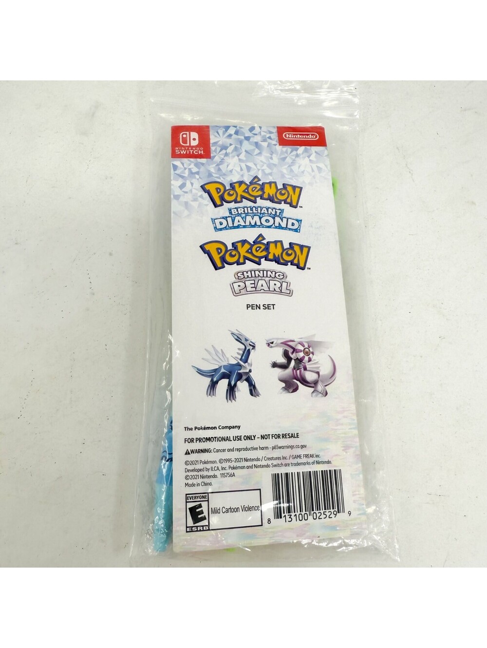 Pokemon Brilliant Diamond Shining Pearl Pen Set 3 Pens 2021 New Unused Limited
